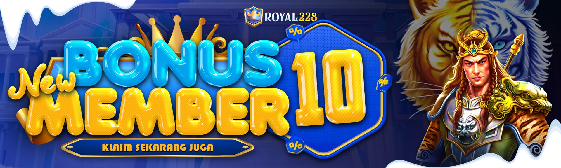 BONUS MEMBER BARU 10%